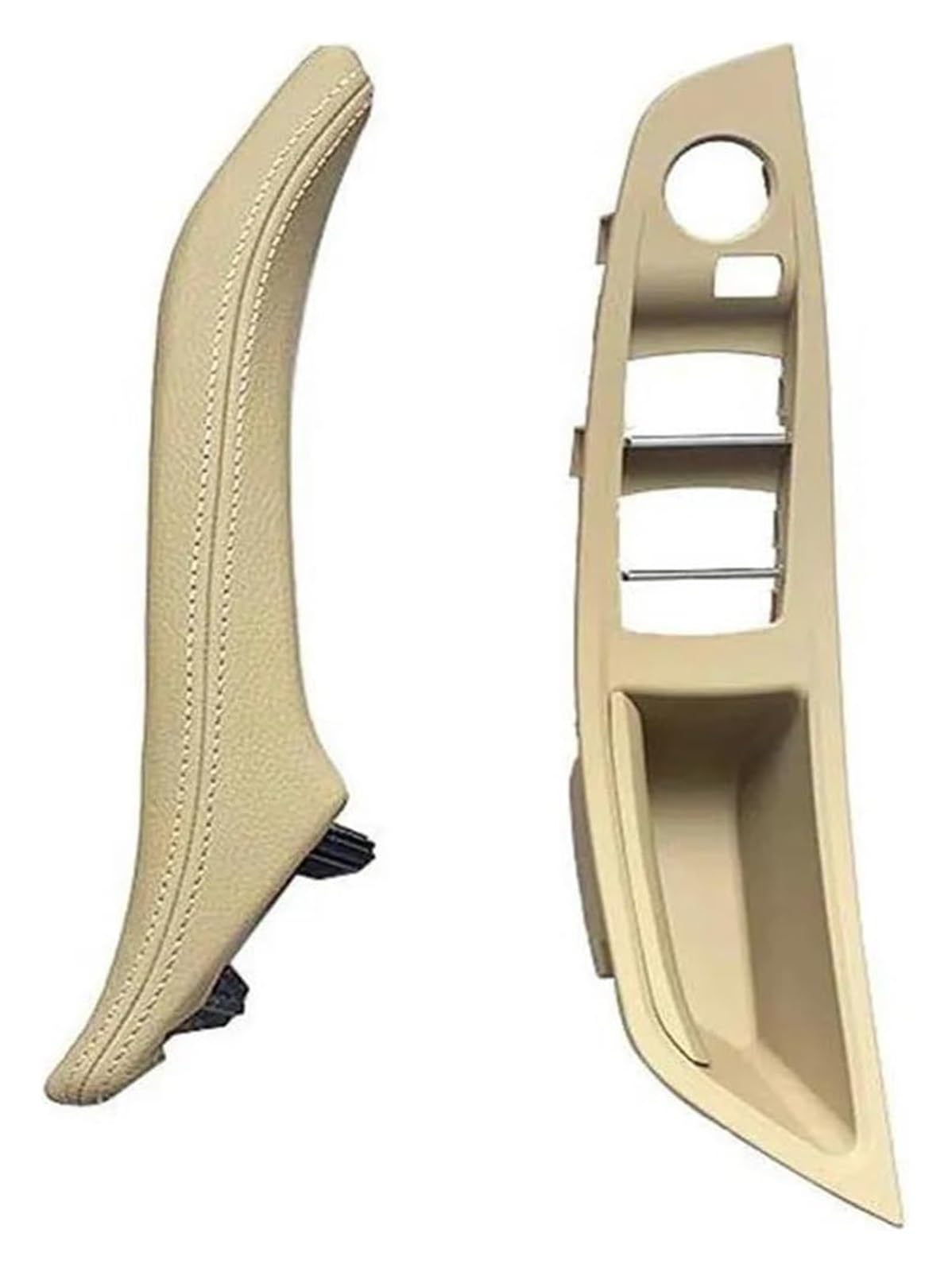 Für B&MW 5er F10 F11 F18 520i 523i 525i 528i 535i 2010-2017 RHD Auto Links Rechts Innentür Armlehne Griffbaugruppe Innen Türgriff(RHD Front 2pcs Beige) von CAIZHICNC