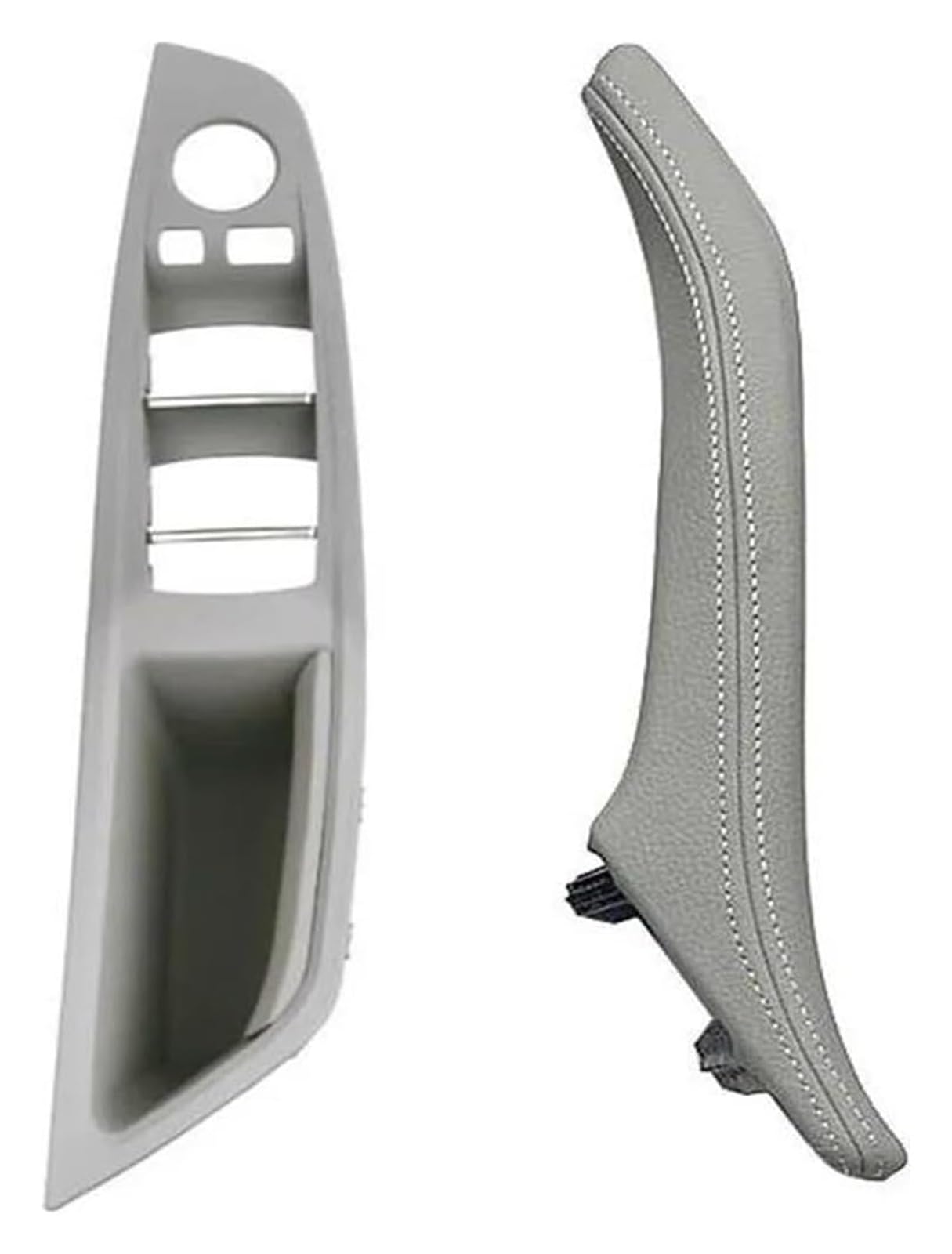 Für B&MW 5er-Serie F10 F11 F18 520 523 525 528 530 535 Linkslenker LHD Innentür-Zuggriff-Montagesatz Innen Türgriff(Gray 2pcs Set) von CAIZHICNC