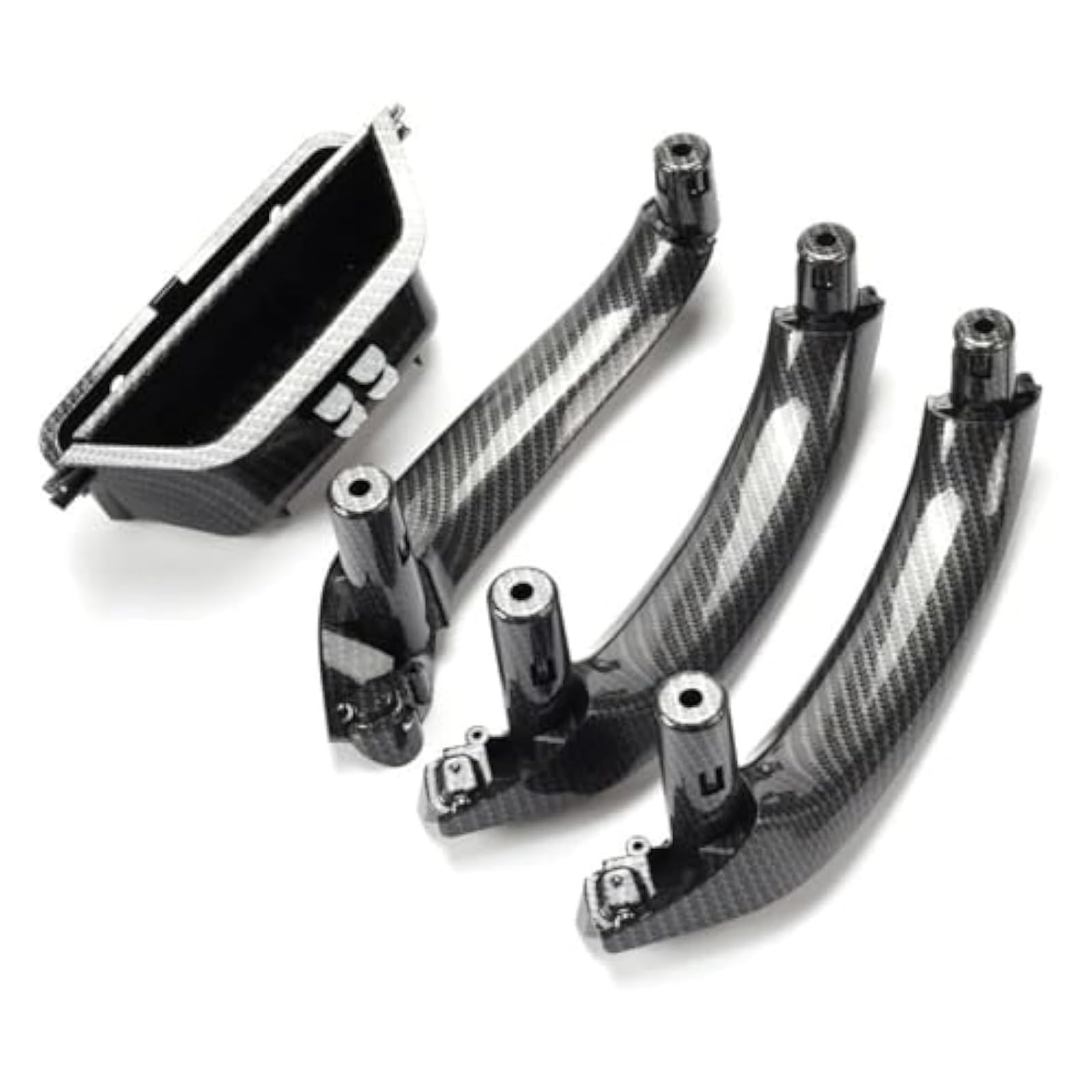 Für B&MW X3 X4 F25 F26 2010-2016 LHD RHD Auto Vorne Links Tür Innenzugverkleidung Innenverkleidung Griff Innentürgriff Innen Türgriff(Lhd Carbonfiber Set) von CAIZHICNC