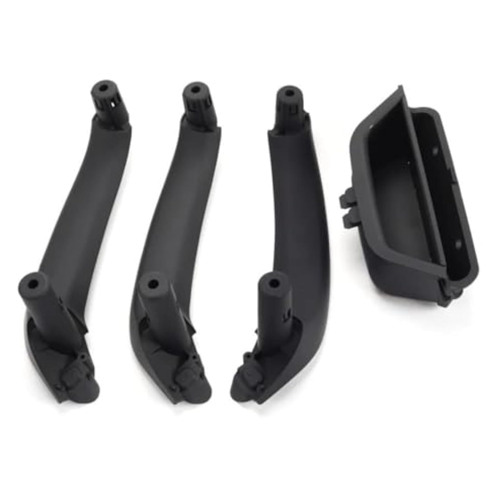 Für B&MW X3 X4 F25 F26 2010-2016 LHD RHD Auto Vorne Links Türinnengriff Pull Trim Tür Innenverkleidung Griff Innen Türgriff(RHD 4pcs Black) von CAIZHICNC