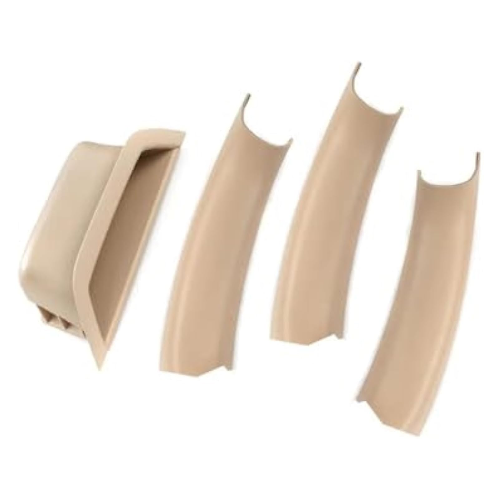 Für B&MW X3 X4 F25 F26 2010-2016 LHD RHD Türgriffe Panel Pull Trim Abdeckung Zubehör 4-TLG Auto Innentürgriff Innen Türgriff(Beige Set) von CAIZHICNC