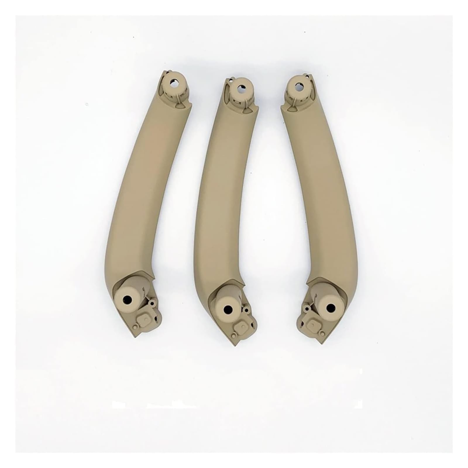 Für B&MW X3 X4 F25 F26 2010-2017 Autoinnenraum Armlehnen Türgriffverkleidung Griff Pull Trim CoverAutozubehör Innen Türgriff(RHD 3pcs Set Beige) von CAIZHICNC