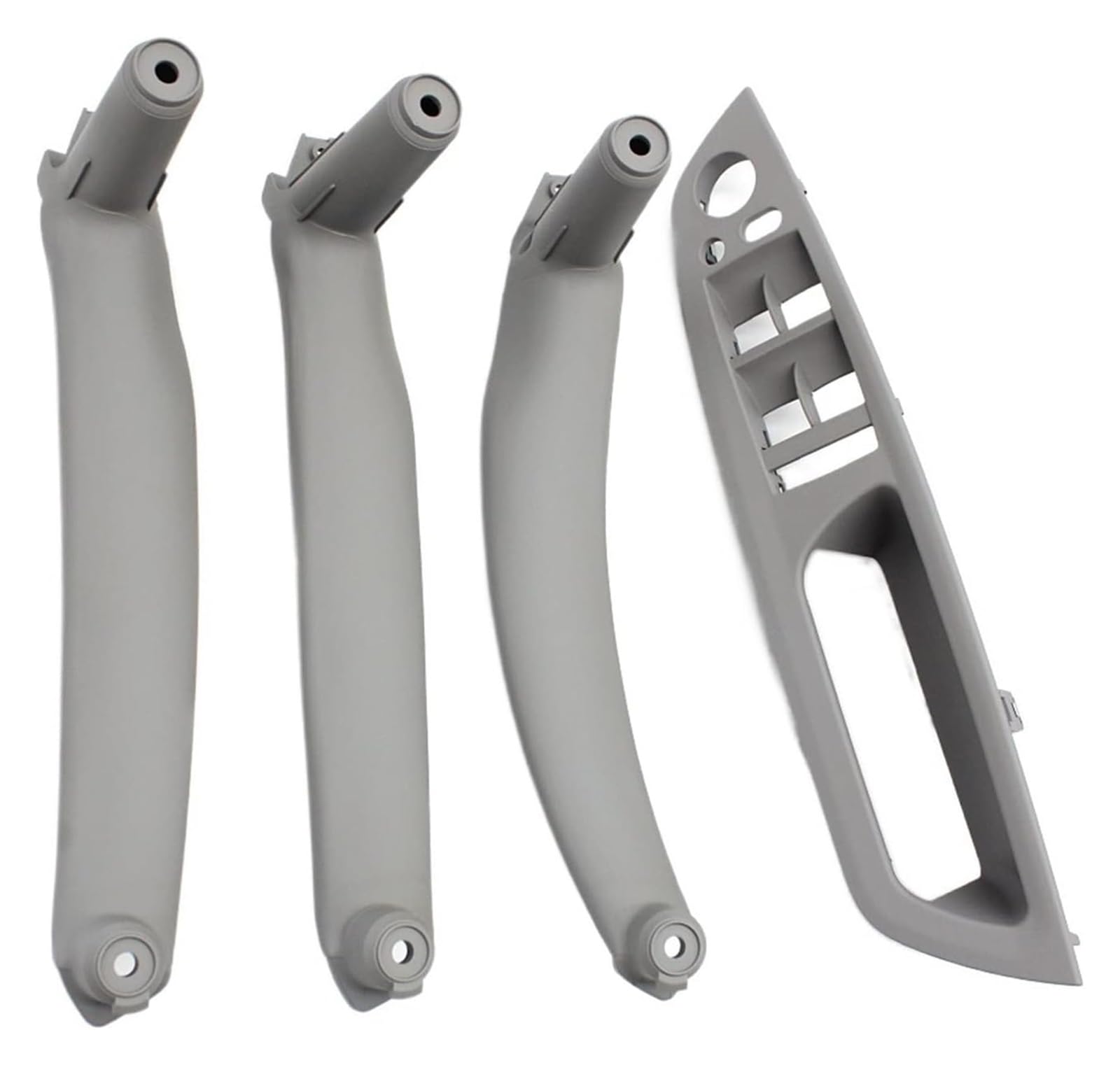 Für B&MW X5 X6 E70 E71 E72 2007-2013 RHD Rechtslenker Innentür Armlehne Leder Zuggriff Komplettset Innen Türgriff(RHD Gray 4pcs) von CAIZHICNC