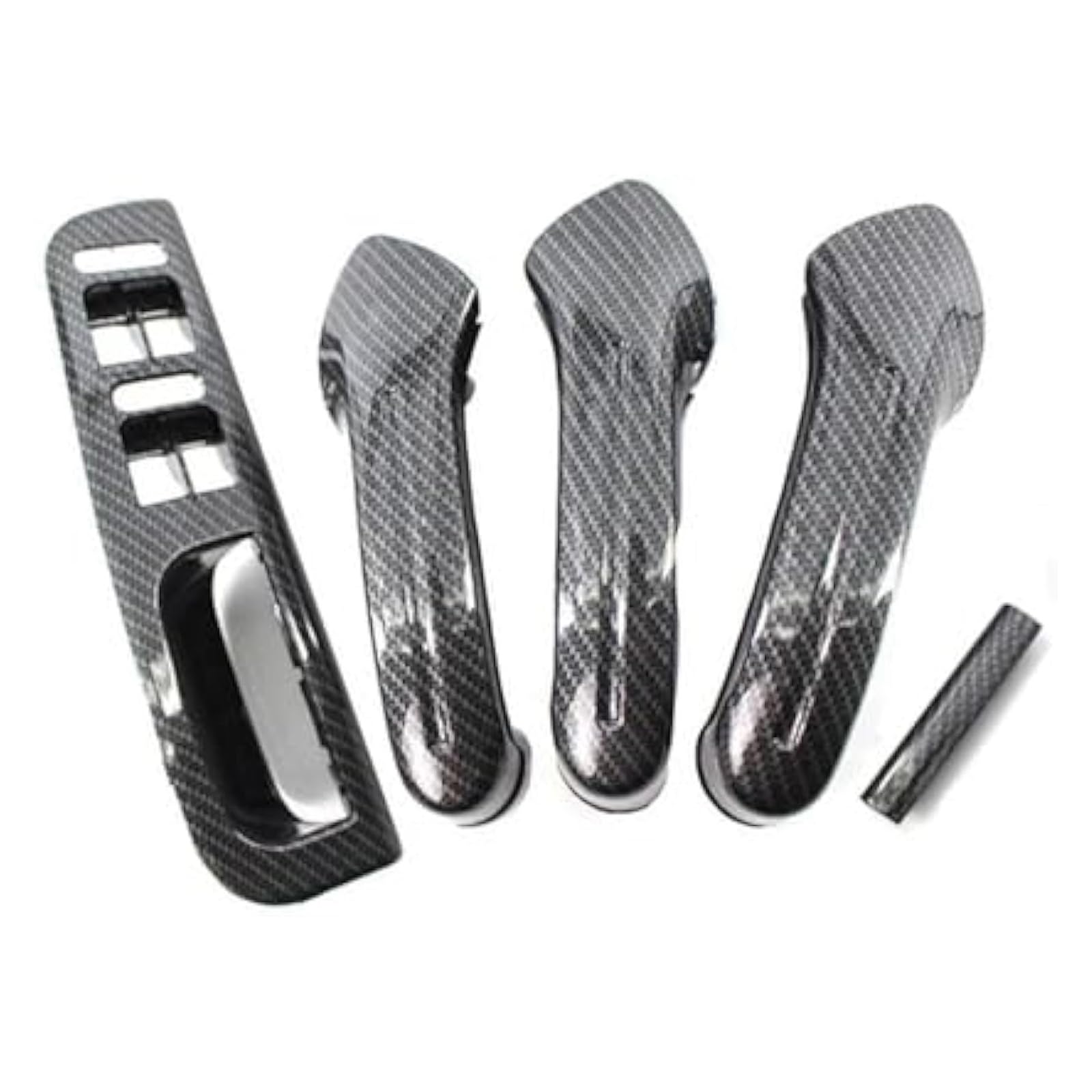 Für VW Für Bora Für Golf 4 MK4 Für Jetta 1999 2000-2004 Auto Vorne Hinten Links Rechts Tür Pull Haltegriff 3B1867171E Innen Türgriff(Carbon Fiber Pattern) von CAIZHICNC