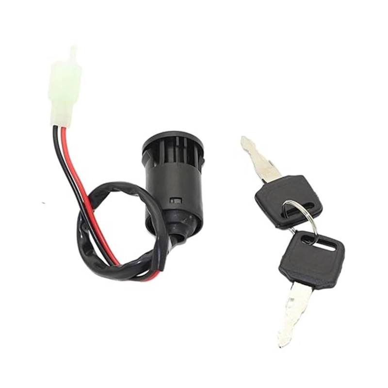 Motorrad Zündschalter Für ATV Go Kart Roller Motorrad Universal 2 Drähte Zündschlüssel Startschalter Sperrschlüssel 1 Set Zündschalter Tankdeckel von CAIZHICNC