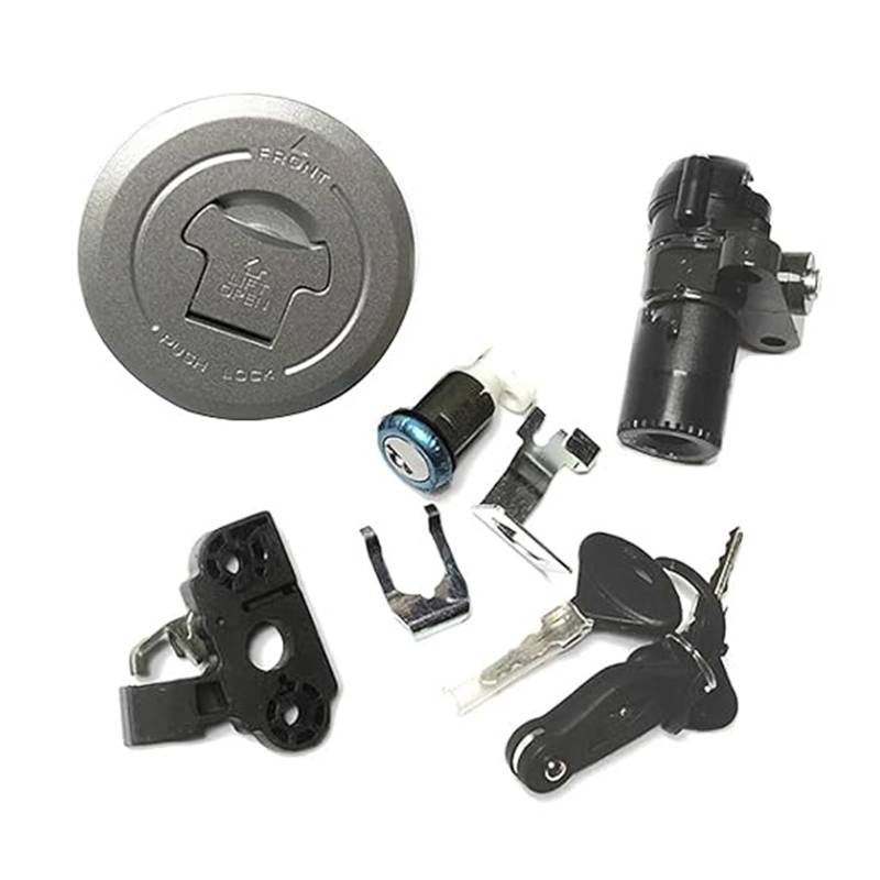 Motorrad Zündschalter Für Benelli Für TRK502 Für TRK502X Motorrad Zündschloss Sperren Kraftstoff Gas Tank Abdeckung W Schlüssel Zündschalter Tankdeckel von CAIZHICNC