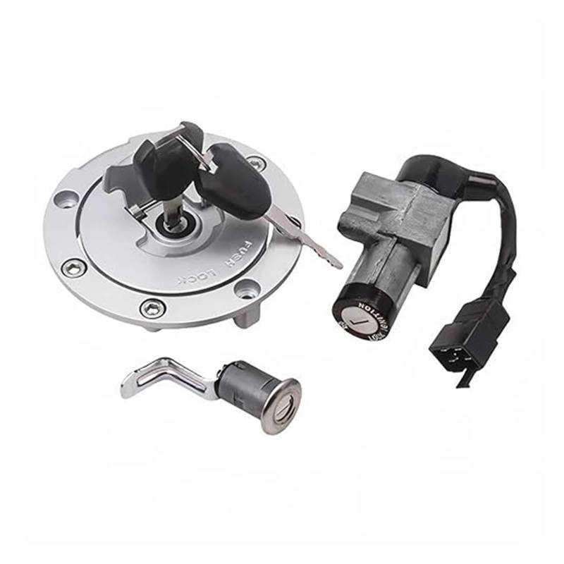 Motorrad Zündschalter Für CB190R Für CBF190R Motorrad Tankdeckel Schloss Zündschloss Set Mit Schlüssel Zündschalter Tankdeckel(A) von CAIZHICNC