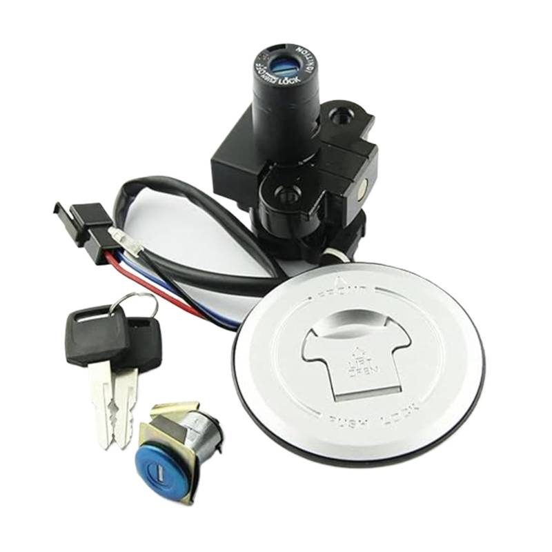 Motorrad Zündschalter Für CB250 Für Hornet Für FMX650 2005-2006 Motorrad Tankdeckel Zündschalter Sitzschloss Mit Schlüsselsatz Zündschalter Tankdeckel von CAIZHICNC
