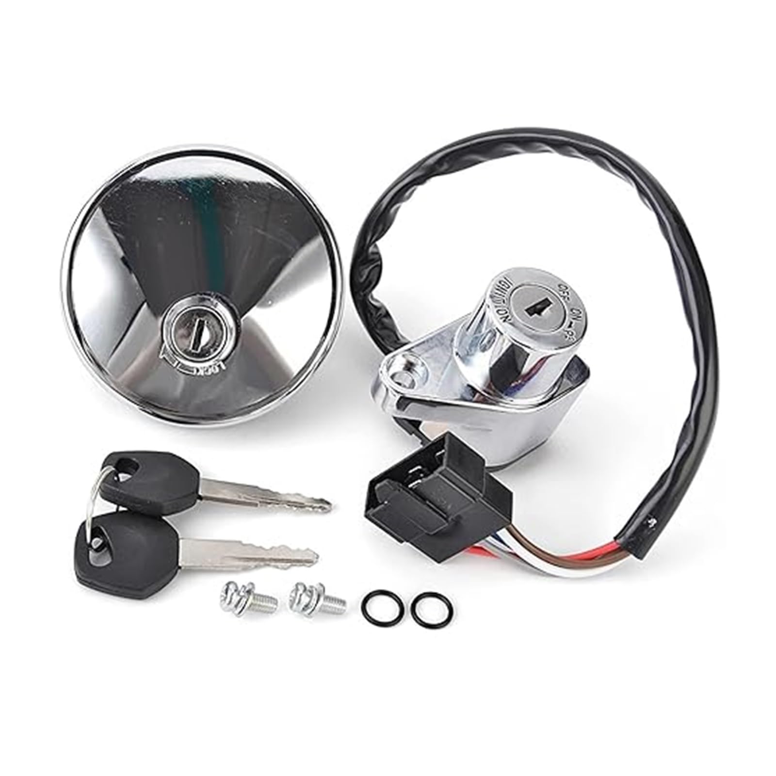 Motorrad Zündschalter Für K&awasaki Für EN500 Für VN400 Für VN800 1995-2003 Kraftstoff Gas Kappe Zündung Schalter Sitz Schloss Mit Schlüssel Kit Zündschalter Tankdeckel Motorrad Zündschalter Für K&awasaki Für EN500 Für VN400 Für VN800 1995-2003 Kraftstoff Gas Kappe Zündung Schalter Sitz Schloss Mit Schlüssel Kit Zündschalter Tankdeckel von CAIZHICNC