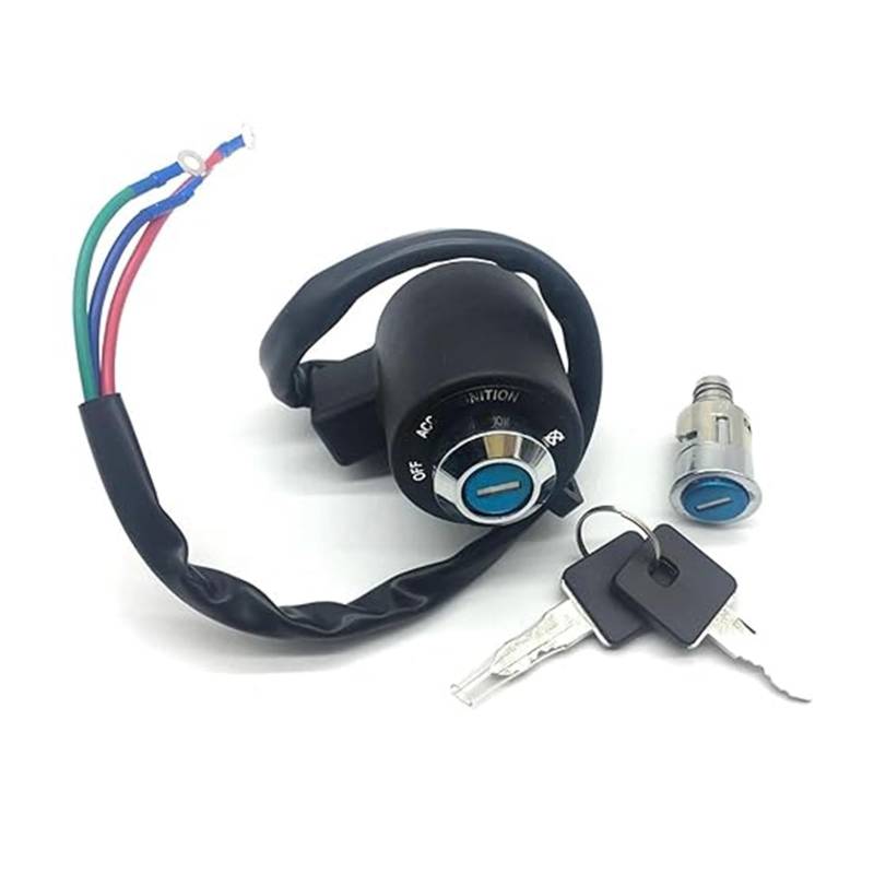 Motorrad Zündschalter Für Sportster 883 1986-2019 Motorrad Zündschloss Schwanz Box Lock Set Schlüssel Zündschalter Tankdeckel von CAIZHICNC