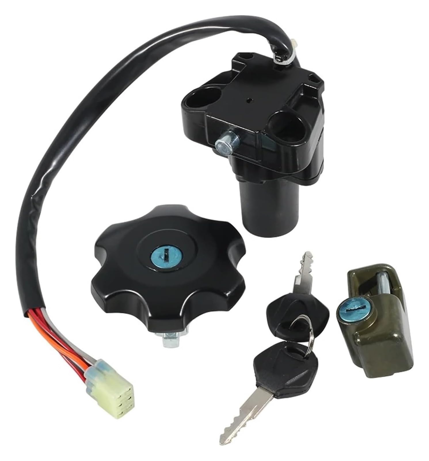 Motorrad Zündschalter Für Suzuki Für DR650 Für DR650SE 1996-2022 Motorrad Zündschalter Sitz Schloss Schlüssel Tankdeckel Anzug Zündschalter Tankdeckel Motorrad Zündschalter Für Suzuki Für DR650 Für DR650SE 1996-2022 Motorrad Zündschalter Sitz Schloss Schlüssel Tankdeckel Anzug Zündschalter Tankdeckel von CAIZHICNC