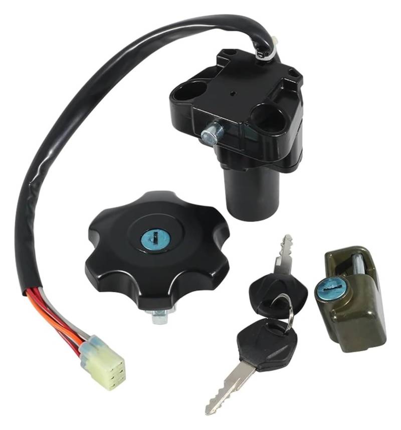Motorrad Zündschalter Für Suzuki Für DR650 Für DR650SE 1996-2022 Motorrad Zündschalter Sitz Schloss Schlüssel Tankdeckel Anzug Zündschalter Tankdeckel von CAIZHICNC