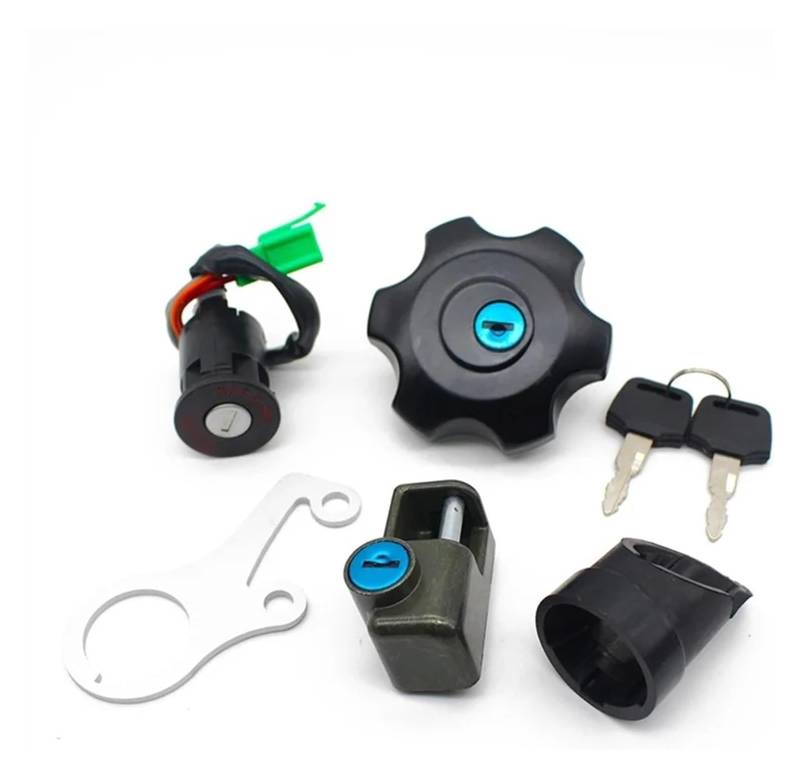 Motorrad Zündschalter Für Suzuki Für DRZ400 Für DR-Z400SM 2010-2019 Motorrad Zündschlüsselschalter Tankdeckel Sitzschloss Kit Zündschalter Tankdeckel von CAIZHICNC