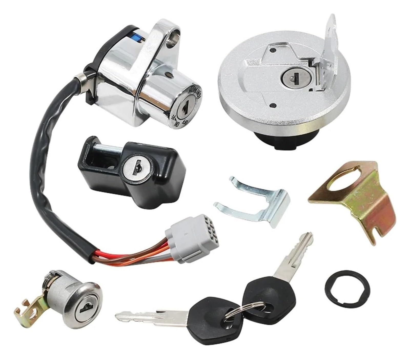 Motorrad Zündschalter Für Suzuki Für VZR1800 NZ 2006-2012 Motorrad Zündschloss Sitzschloss Schlüssel Tankdeckel Anzug Zündschalter Tankdeckel Motorrad Zündschalter Für Suzuki Für VZR1800 NZ 2006-2012 Motorrad Zündschloss Sitzschloss Schlüssel Tankdeckel Anzug Zündschalter Tankdeckel von CAIZHICNC
