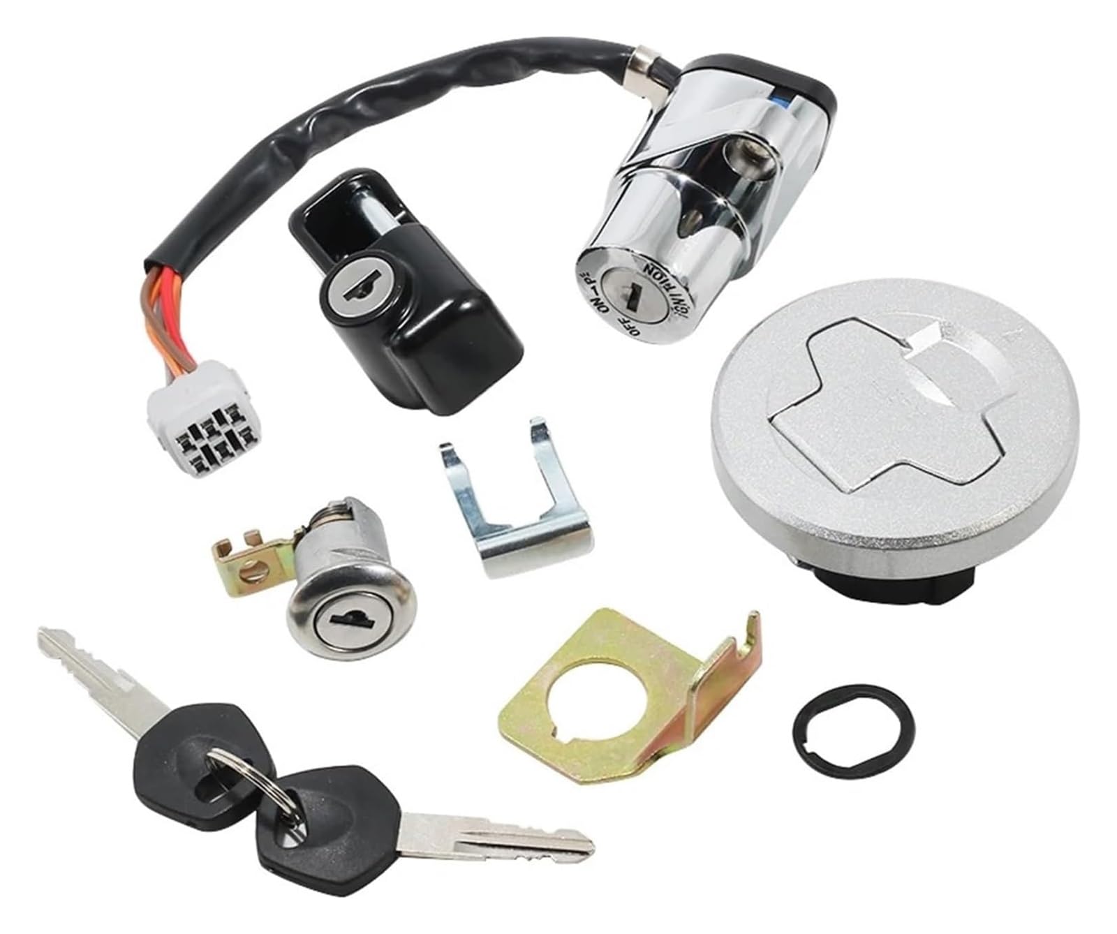 Motorrad Zündschalter Für Suzuki Für VZR1800 NZ BZ B 2006-2017 Motorrad Zündschloss Sitzschloss Schlüssel Tankdeckel Anzug Zündschalter Tankdeckel Motorrad Zündschalter Für Suzuki Für VZR1800 NZ BZ B 2006-2017 Motorrad Zündschloss Sitzschloss Schlüssel Tankdeckel Anzug Zündschalter Tankdeckel von CAIZHICNC