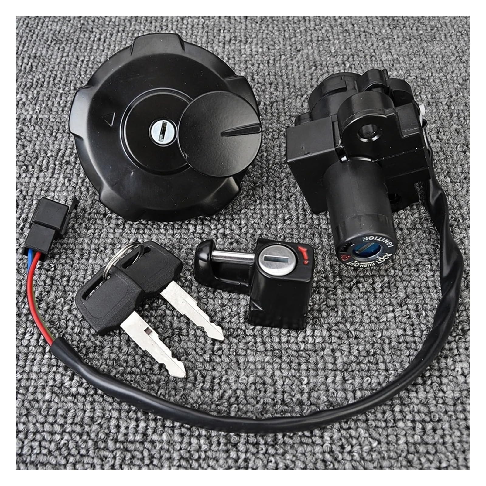 Motorrad Zündschalter Für XR650 Für XR650L 1993-2017 Motorrad Zündschalterschlösser Kraftstofftankdeckel Schlüsselsatz 35010-MY6-680 35010-MY6-L40 Zündschalter Tankdeckel Motorrad Zündschalter Für XR650 Für XR650L 1993-2017 Motorrad Zündschalterschlösser Kraftstofftankdeckel Schlüsselsatz 35010-MY6-680 35010-MY6-L40 Zündschalter Tankdeckel von CAIZHICNC