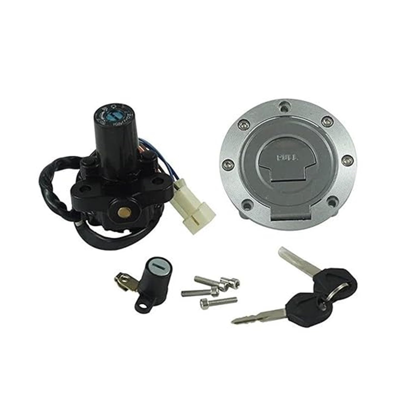 Motorrad Zündschalter Für YZF R6 R1 FZ8 FZ1 FZ6 FZ07 FZ09 FZ6R FZ10 Motorrad Zündschloss Kit Montageschloss Mit 2 Schlüsseln Zündschalter Tankdeckel Motorrad Zündschalter Für YZF R6 R1 FZ8 FZ1 FZ6 FZ07 FZ09 FZ6R FZ10 Motorrad Zündschloss Kit Montageschloss Mit 2 Schlüsseln Zündschalter Tankdeckel von CAIZHICNC