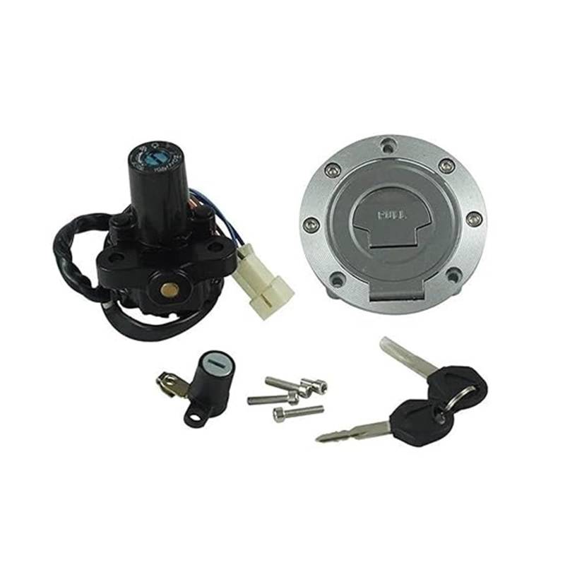 Motorrad Zündschalter Für YZF R6 R1 FZ8 FZ1 FZ6 FZ07 FZ09 FZ6R FZ10 Motorrad Zündschloss Kit Montageschloss Mit 2 Schlüsseln Zündschalter Tankdeckel von CAIZHICNC