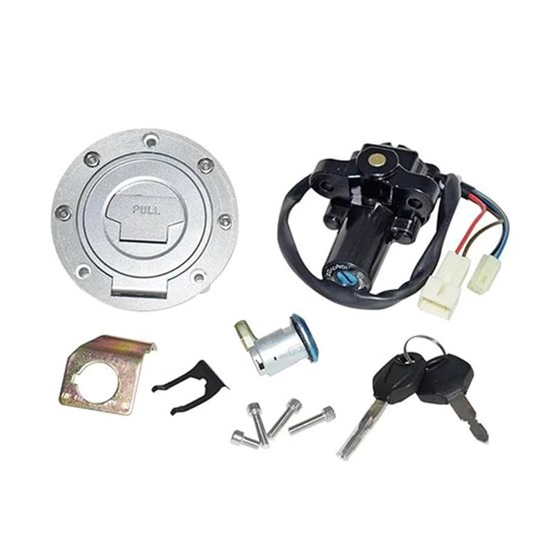 Motorrad Zündschalter Für YZF1000 Für YZF600 Für FJR1300 Für FZ6 2001-2011 Motorrad Zündschalter Tankdeckelschloss Montageschlüssel Zündschalter Tankdeckel von CAIZHICNC