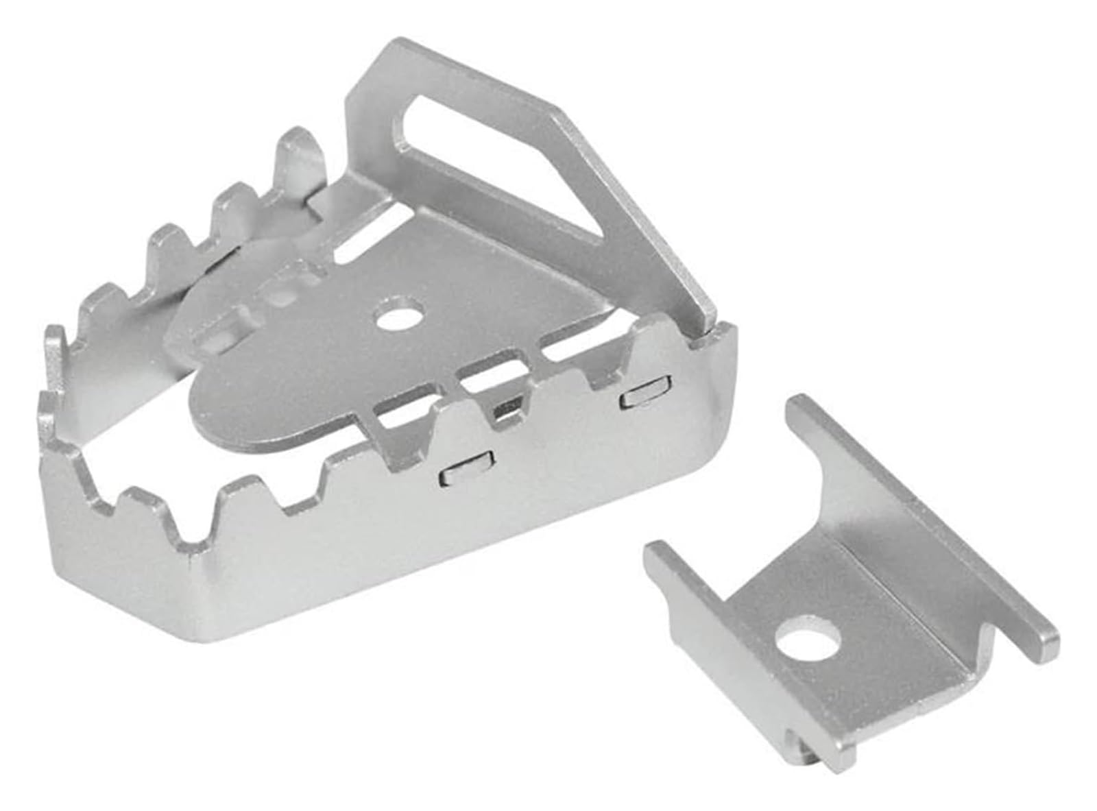 Motorradpedale Für BM&W Für F750GS Für F850GS 2018-2022 Hinten Fuß Bremshebel Pedal Vergrößern Verlängerung Peg Pad Extender Moto Motorrad Vorne Fußrasten(Silver) von CAIZHICNC