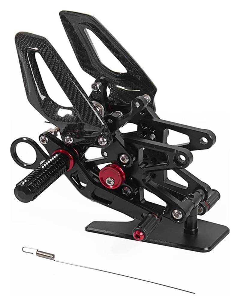 Motorradpedale Für BM&W Für S1000RR S1000 RR 2009-2014 Auspuffrohre Mittelrohr Einstellbare Fußrastenanlage Fußrasten Racing Rear Set Motorrad Vorne Fußrasten von CAIZHICNC