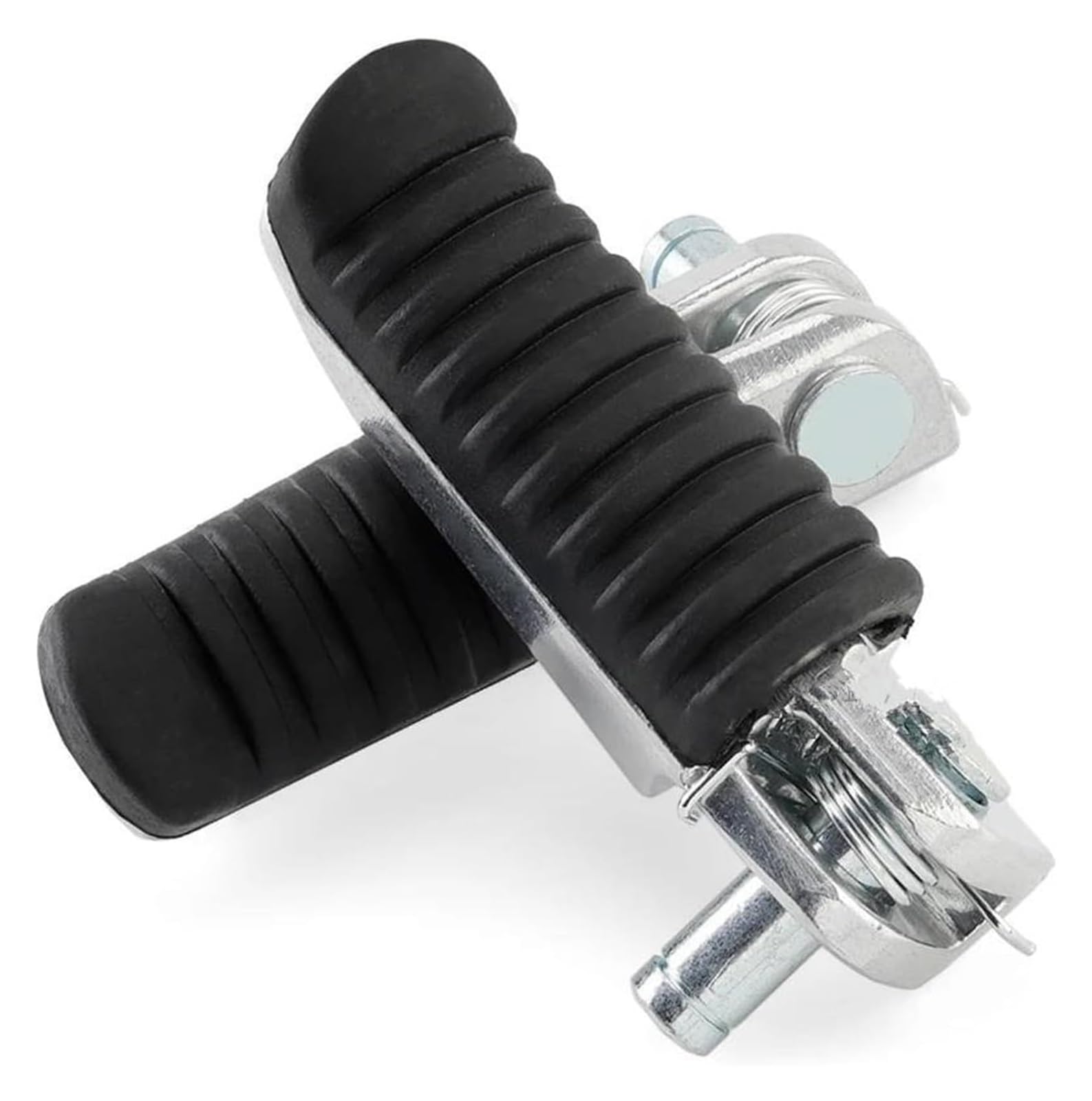 Motorradpedale Für Kawasaki Für NINJA250 400 650 1000 Für VER&SYS Für Z1000SX Für Z750 Für ER6F Motorrad Gummi Vorne Fußstütze Motorrad Vorne Fußrasten(2) von CAIZHICNC