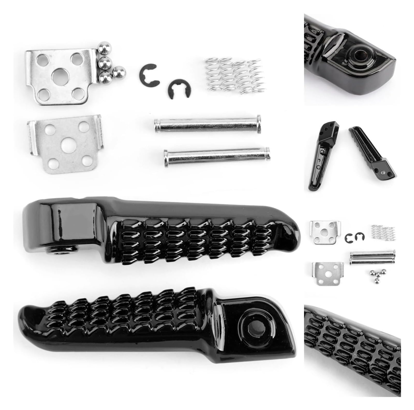 Motorradpedale Für Kawasaki Für ZX6R 2003-2011 CNC Hinten Fußstütze Motorrad Vorne Fußrasten Motorradpedale Für Kawasaki Für ZX6R 2003-2011 CNC Hinten Fußstütze Motorrad Vorne Fußrasten von CAIZHICNC