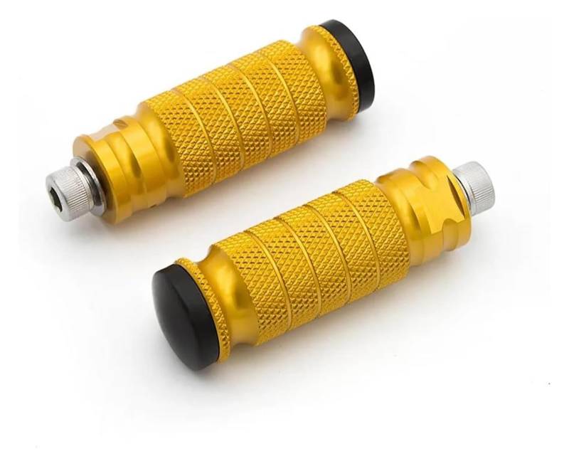 Motorradpedale Für Kawasaki Motorrad Fußstütze Rearset CNC Motorrad Vorne Fußrasten(Gold) von CAIZHICNC