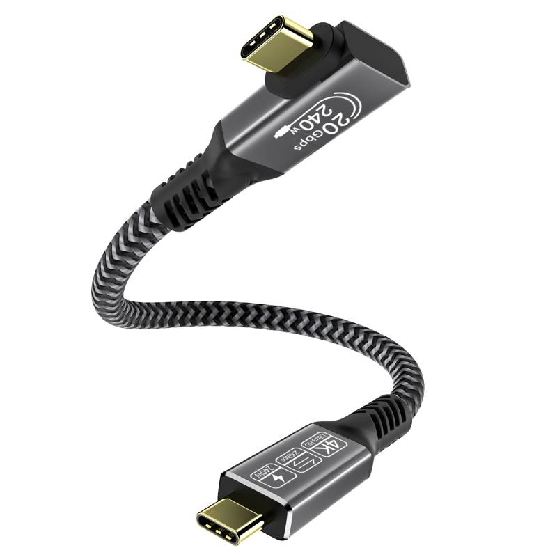 CAKOBLE USB C Kabel auf USB C 0.5M,USB 3.2 Gen2 Typ C ladekabel,20 Gbps Datenübertragung,240W 48V/5A Schnellladekabel,4K @ 60Hz Videoübertragung usb c winkel für Laptop,Mobiltelefon,usb c kabel 0 5m von CAKOBLE