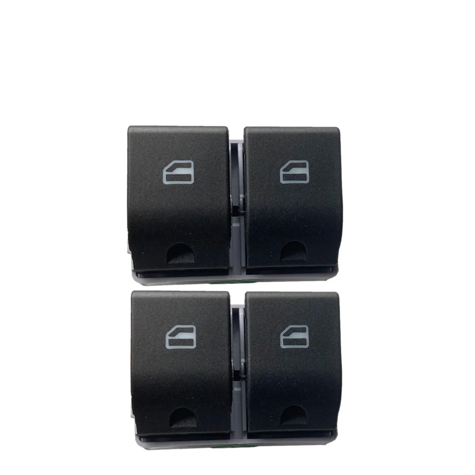 CAKYSE Kompatibel Mit Seat Für Ibiza Für Cordoba 2002-2009 Power Fenster Lift Control Schalter Taste Fensterheber 6q0959858a Elektrische Fensterheber(1Set-2PCS) von CAKYSE