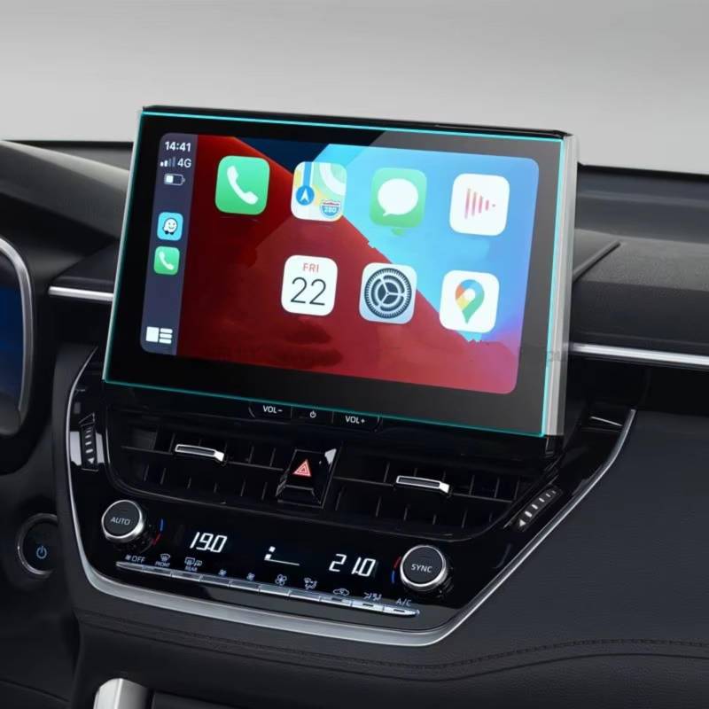 CAKYSE Kompatibel Mit Toyota Für Corolla Für Cross 2022 2023 TPU-Displayschutzfolie 10,5 Zoll Auto GPS Navigation Infotainment Innenschutzfolie Auto Navi Folie Zubehör von CAKYSE