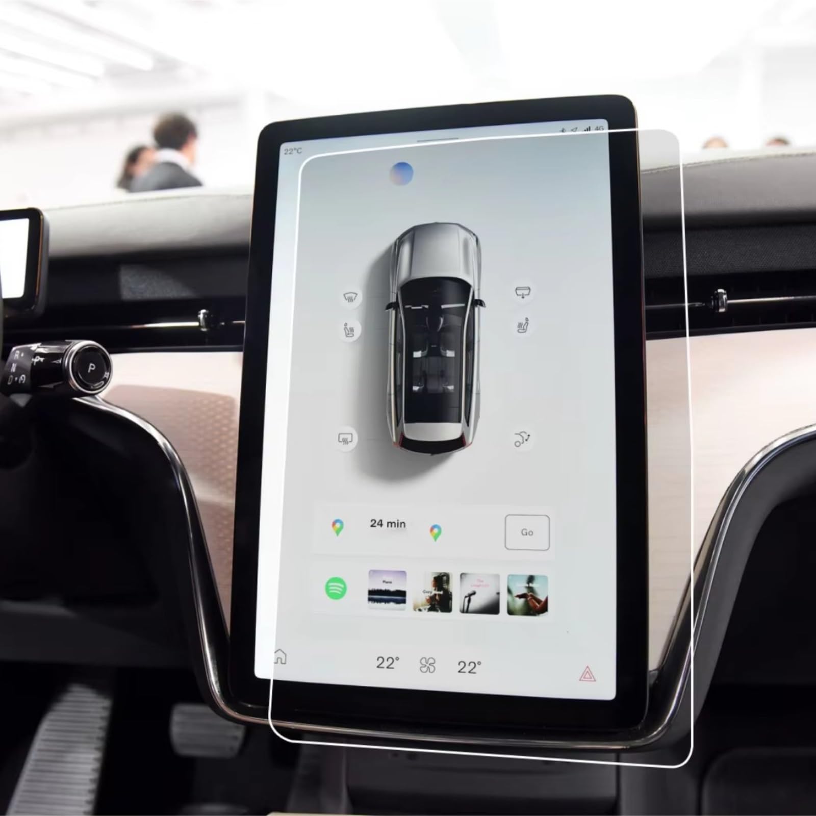 CAKYSE Kompatibel Mit Volvo Für EX90 2023, Autozubehör, 14,5 Zoll LCD-Auto-GPS-Navigation, Gehärtetes Glas, Displayschutzfolie Auto Navi Folie Zubehör CAKYSE Kompatibel Mit Volvo Für EX90 2023, Autozubehör, 14,5 Zoll LCD-Auto-GPS-Navigation, Gehärtetes Glas, Displayschutzfolie Auto Navi Folie Zubehör von CAKYSE