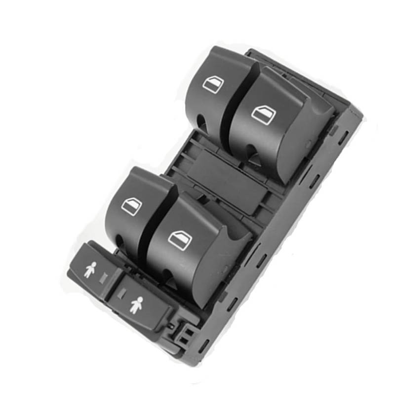 CAKYSE Kompatibel mit A6 für C6 2005–2011 für Q7 2007–2015 vorne Links elektrischer Fensterheber-Steuerschalter Reglerknopf 4f0959851g Elektrische Fensterheber von CAKYSE