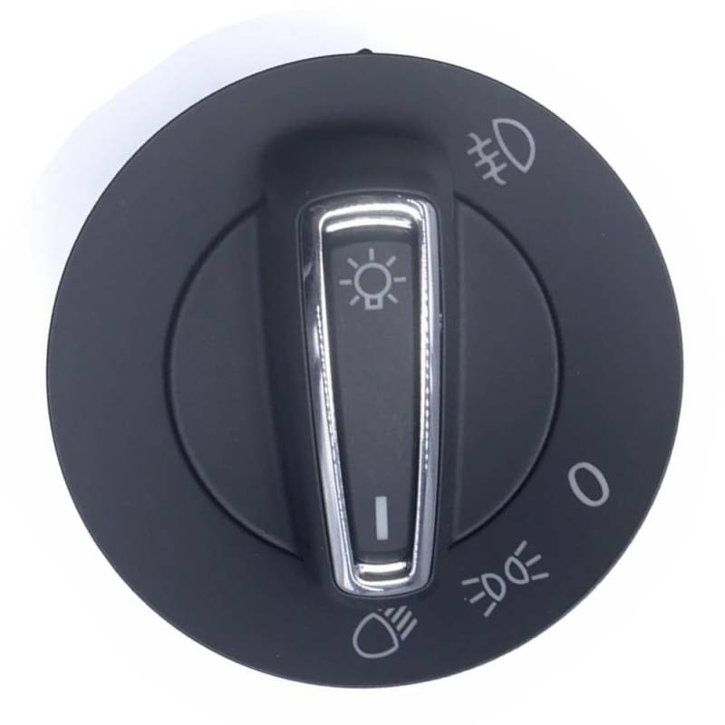 CAKYSE Lichtschalter Scheinwerfer Kompatibel Mit Seat Für Ateca Für Ibiza Für Leon 2016 2017 2018 2019 2020 2021 Scheinwerferschalter Lampenknopf 5G0941431BG 5G0941431AS von CAKYSE