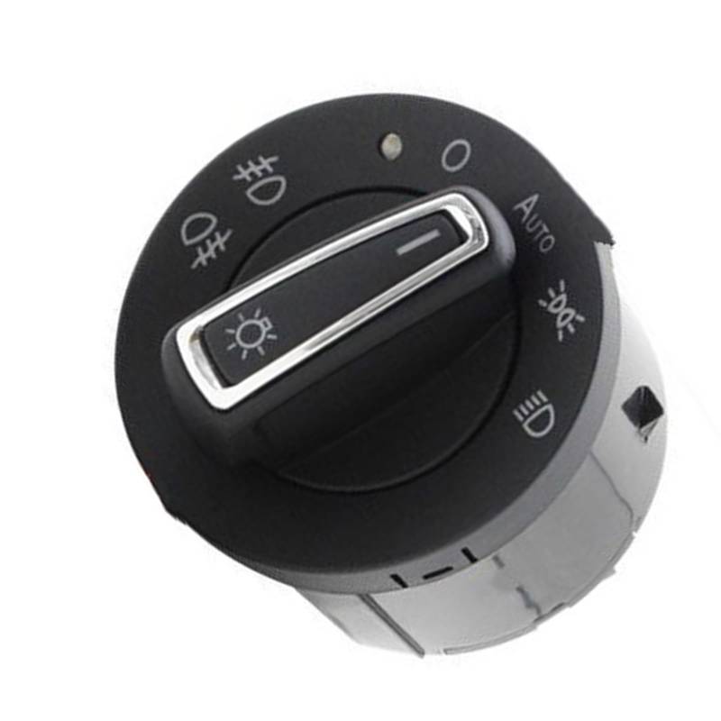 CAKYSE Lichtschalter Scheinwerfer Kompatibel Mit VW Für Golf MK6 2011 2012 2013 2014 2015 2016 Scheinwerfer Automatikschalter Autozubehör Auto Licht Upgrade von CAKYSE