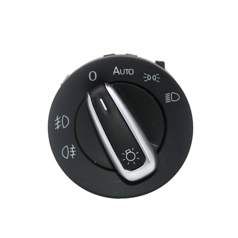 CAKYSE Lichtschalter Scheinwerfer Kompatibel Mit VW Für Golf Plus Für Touran Für Caddy 2004 2005 2006 2007 2008 2009 2010 2011 Scheinwerferschaltersensor 5ND941431B(Headlight Switch) von CAKYSE