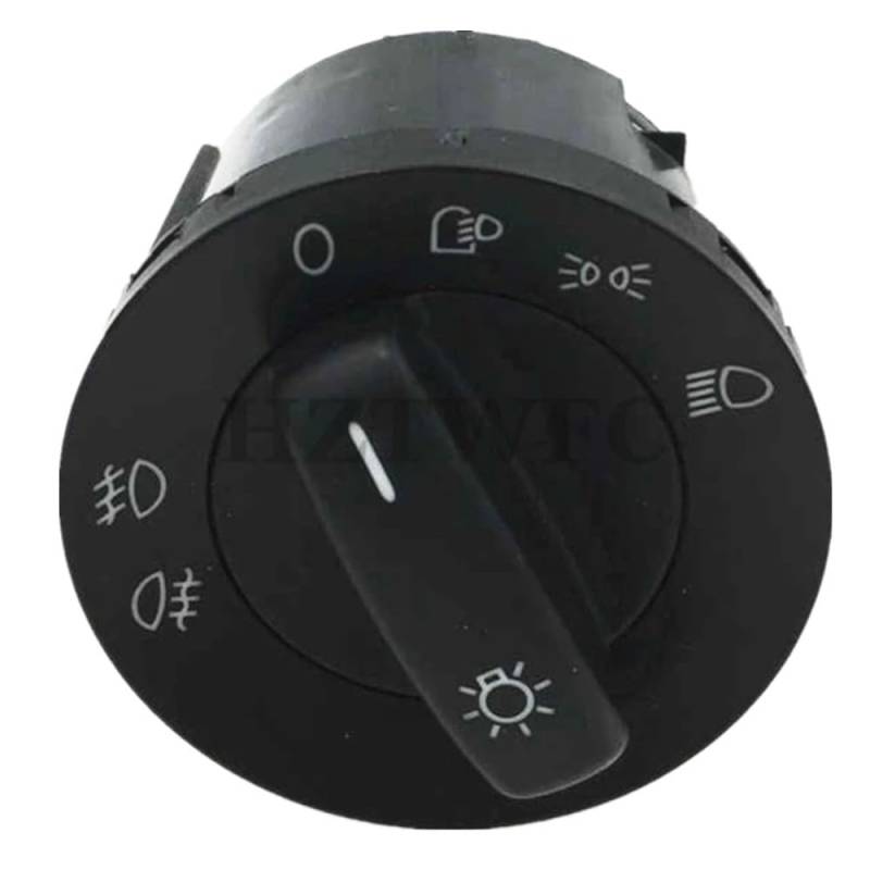 CAKYSE Lichtschalter Scheinwerfer Kompatibel Mit VW Für J&etta V 1K2 Für Passat B6 3C2 2005 2006 2007 2008 2009 2010 Auto Scheinwerfer Nebelscheinwerfer Schalter 1K0941431N von CAKYSE
