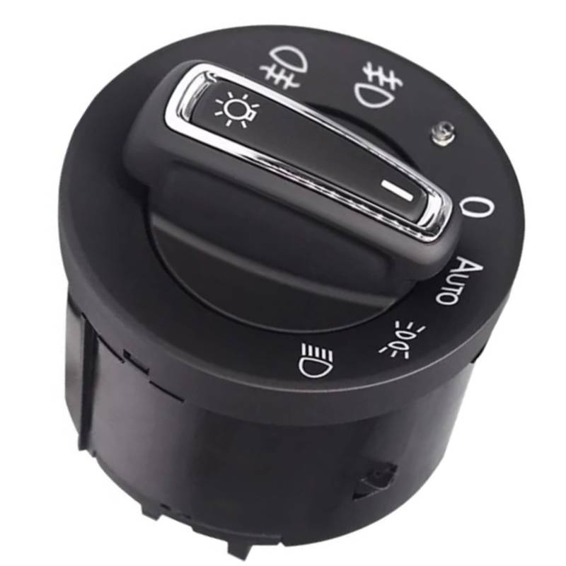 CAKYSE Lichtschalter Scheinwerfer Kompatibel Mit VW Für Passat B6 3C Für J&etta MK5 Für Touran 2006 2007 2008 2009 2010 2011 Lichtsensor Nebelscheinwerferschalter 5ND941431E von CAKYSE