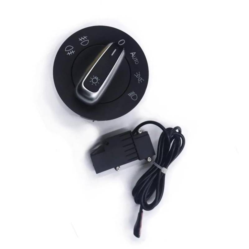 CAKYSE Lichtschalter Scheinwerfer Kompatibel Mit VW Für Passat Für CC 357 Für Scirocco 137 138 Für Golf VI 5K1 2008 2009 2010 2011 Auto-Scheinwerferschalter-Sensor 5ND941531B von CAKYSE