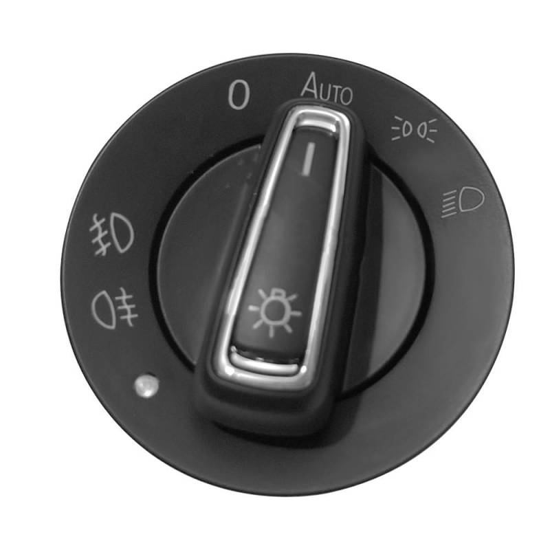 CAKYSE Lichtschalter Scheinwerfer Kompatibel Mit VW Für Tiguan 2010–2017 Für Caddy 2003–2015 Für Santana 2018 Auto Nebelscheinwerferschalter Scheinwerfersensor 3BD941531 von CAKYSE