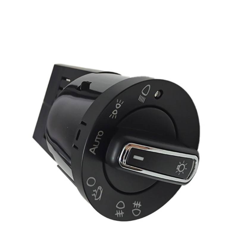 CAKYSE Lichtschalter Scheinwerfer Kompatibel Mit VW Für Touran Für Passat Für Tiguan 2008–2016, Auto-Scheinwerferschalter, Fernlichtsensor-Modulsteuerung 3BD941531 von CAKYSE