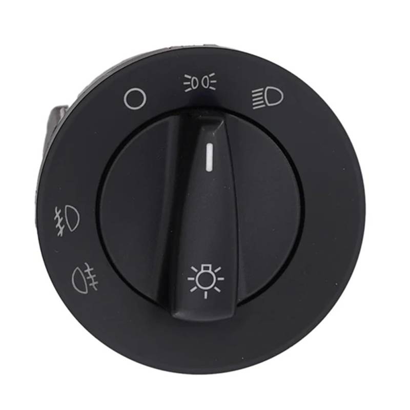 Lichtschalter Scheinwerfer Kompatibel Mit VW Für Bora Mk4 Für J&etta Mk4 Für Passat Für B5 Für B5.5 1998 1999 2000 2001 2002 2003 2004 Scheinwerferschalter Nebel 3BD941531A(NO Auto NO Chrome) von CAKYSE