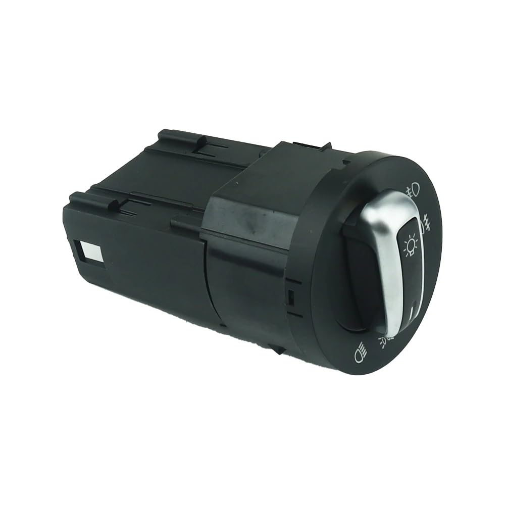 Lichtschalter Scheinwerfer Kompatibel Mit VW Für Bora Mk4 Für Lupo Für Beetle 998 1999 2000 2001 2002 2003 2004 Scheinwerfer-Steuerschalter Nebelscheinwerfer 3B0941531(with Chrome) von CAKYSE
