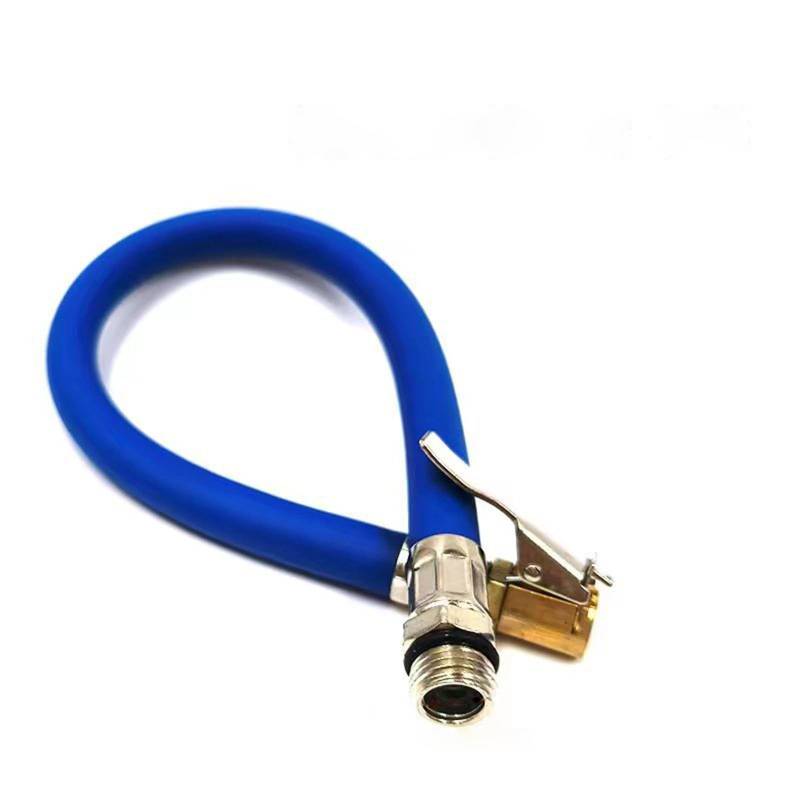 CALLYSONIC Reifenfüller Schlauch,Reifenfüller 37CM Reifenfüllerschlauch, Ersatzschlauch für Luftpumpen,Autoventil Adapter,Ventilverlängerung Autoventil (Blau) von CALLYSONIC