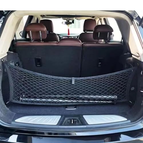 Auto Kofferraum Gepäcknetz, Für Ford Kuga 2019-2023 Auto Aufbewahrung Netz Storage Lagerung Mesh Organizer,Double Layer 80 * 60 von CALUU