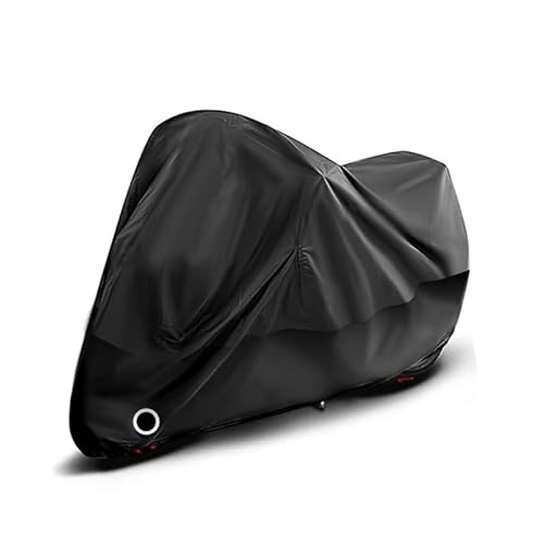 Fahrzeug Abdeckung Schutz Cover, Für H-onda CB125R CB150R CB190R CB250R CB300R CB400 Outdoor Wasserdicht Plane Motorrad Staubdich Mit Schlossloch Zubehör,C von CALUU