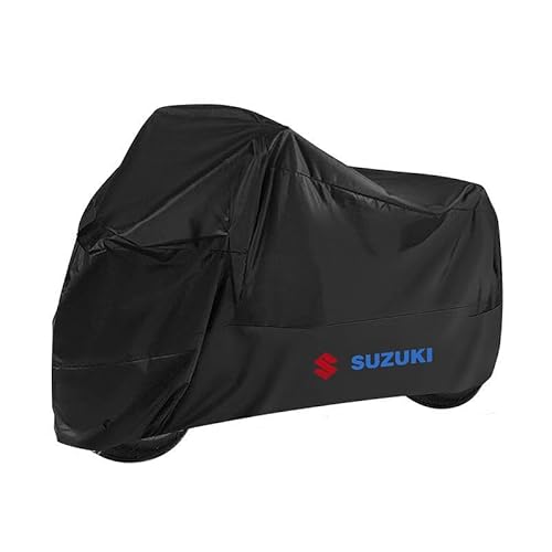 Fahrzeug Abdeckung Schutz Cover, Für Suzuki AN200 AN250 AN400 AN650 Burgman AN 125 250 400 650 Outdoor Wasserdicht Plane Motorrad Staubdich Mit Schlossloch Zubehör,A von CALUU