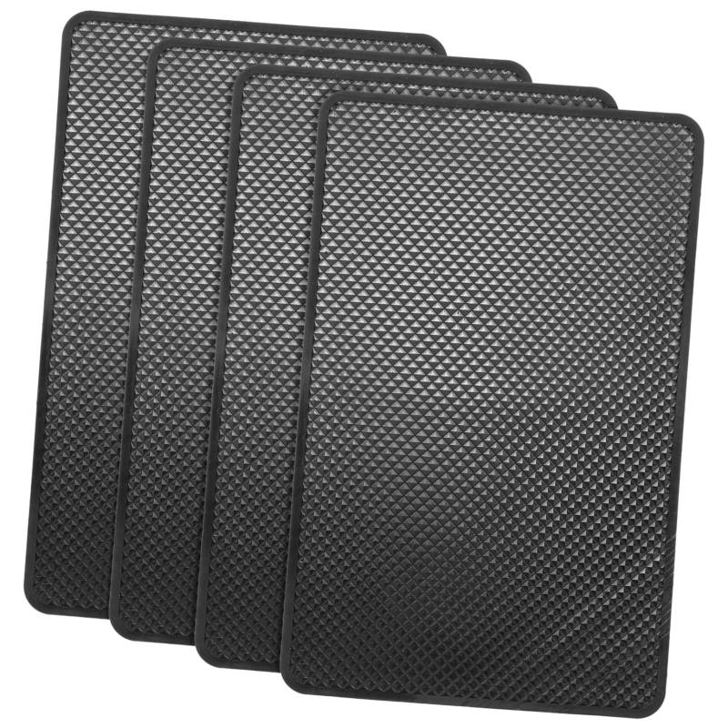 CANIGHT 4 Stück Antirutschmatte Auto Armaturenbrett Klebematte Auto Armaturenbrett Greifmatte Auto Armaturenbrett Anti Rutsch Griffmatte Auto Armaturenbrett Abdeckmatte Klebematte Für von CANIGHT