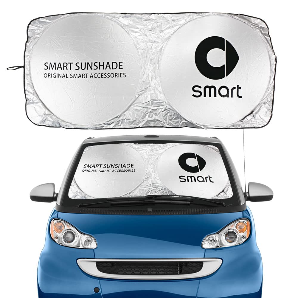 CANLAY Auto Sonnenschutz, Auto Frontscheibe Sonnenschutz, Auto Windschutzscheibe Front Windschutzscheibe Windschutzscheibe blockiert UV Strahlen Sonnenschutz für Smart Fortwo Forfour 453 451 450 CANLAY Auto Sonnenschutz, Auto Frontscheibe Sonnenschutz, Auto Windschutzscheibe Front Windschutzscheibe Windschutzscheibe blockiert UV Strahlen Sonnenschutz für Smart Fortwo Forfour 453 451 450 von CANLAY