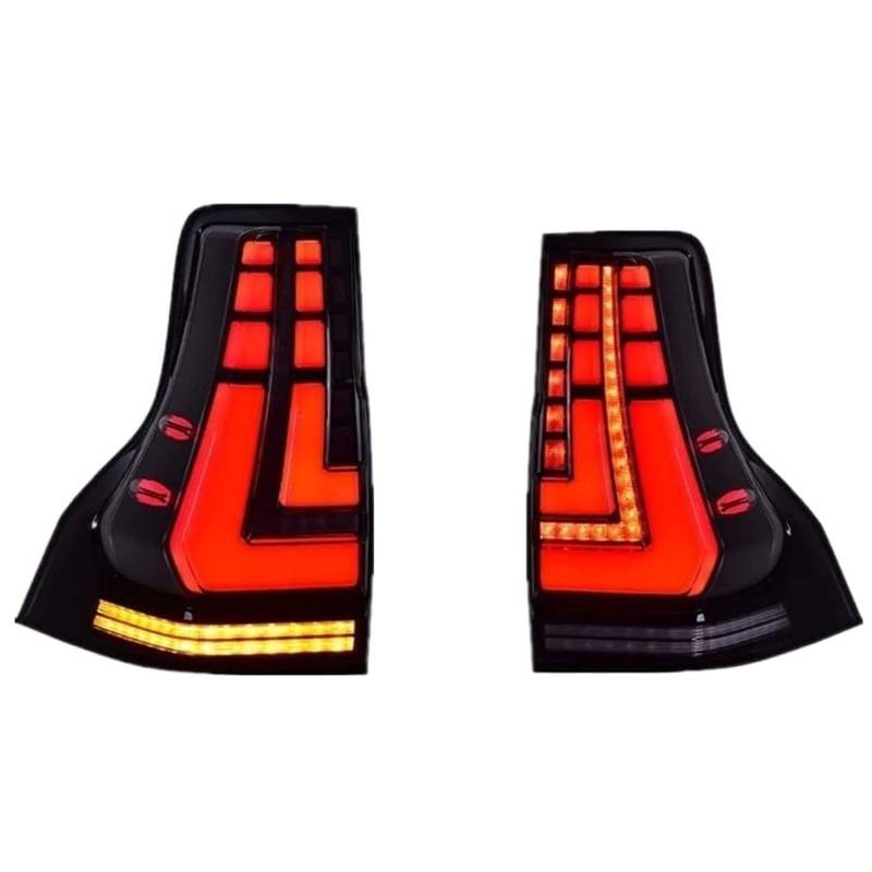 CAOXINZI Auto Heckleuchte Rücklicht Rückleuchte Baugruppe für Lexus GX400 GX460 2010-2020, LED Rückleuchten Set Linke Rechte Rücklichter Ersatz Auto Zubehör,B-Red von CAOXINZI
